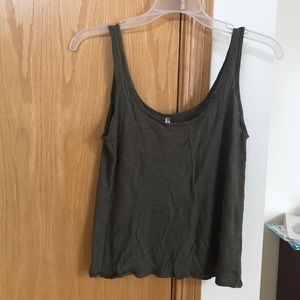 army green summer top